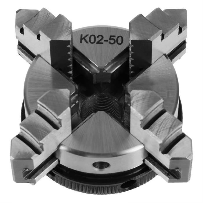 Mandrin Tour à Bois M12 – 3 Mors – Alliage De Zinc – Pour Mini Tour – Serrage 10-35mm
