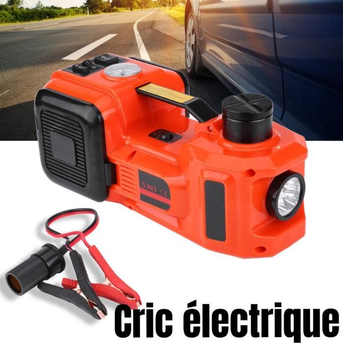 Kit De Cric électrique 3 Ton 12V Cric Hydraulique Avec Pompe Gonflable, Clé à Choc électrique Et Lampe De Poche (HEM3T) - Chine Cric Hydraulique, Cric De Levage