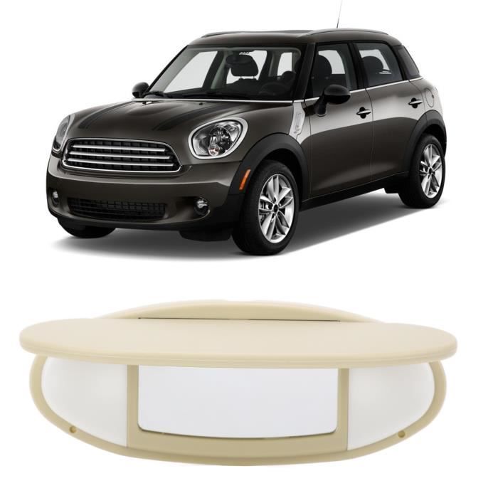 Pare-Soleil Avant Avec Miroir De Courtoisie Pour MINI Cooper R55 R56 R60 2007-2014 - Gris