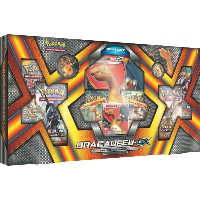 Pokemon Coffret Dracaufeu Gx Collection Premium En Francais Cdiscount Jeux Jouets