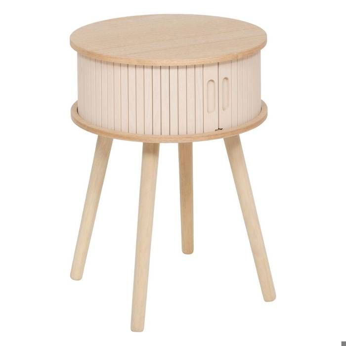 Chevet 2 portes Nysos crème 54x40x40cm - Atmosphera Créateur dintérieur