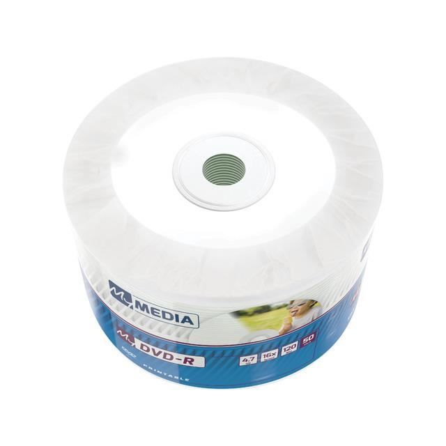 MyMedia DVD R 16 x 4 7 Go I Pack de 50 I DVD vierges imprimables I Vitesse d'enregistrement 16 fois et longue durée I DVD R imprimables I DVD vierges I DVD vierges I DVD vierges I - vue 3
