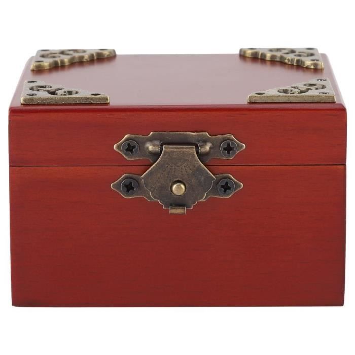 Boite A Musique Vintage Classique De Chateau Ciel En Bois Vin Rouge Roulettes Achat Vente Boite A Musique Cdiscount
