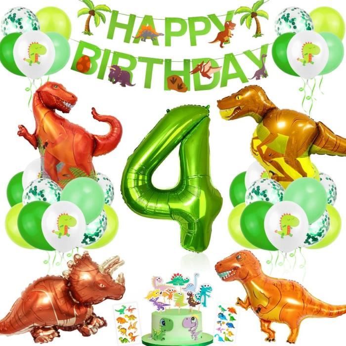 Guirlande D'Anniversaire Dinosaure - Décoration D'Anniversaire Pour