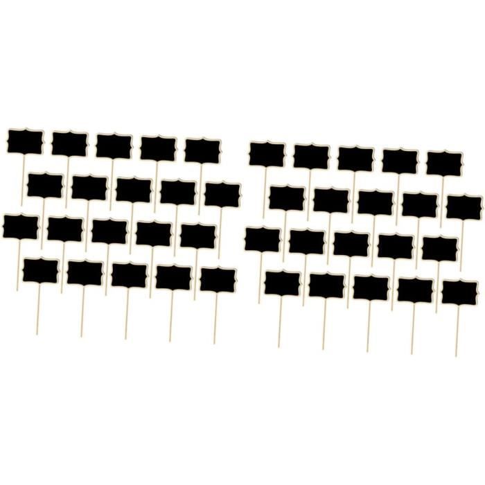100 PCS Mini Tableau Noir Bois Mini Tableau Noir Ardoise Pour Mémo Mini 100 PCS Mini Tableau Noir Bois Mini Tableau Noir Ardoise Pour Mémo Mini