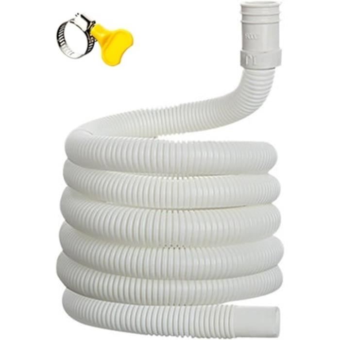 Tuyau De Vidange PVC – Diamètre 15-25 Mm – Blanc, étanche – Générique