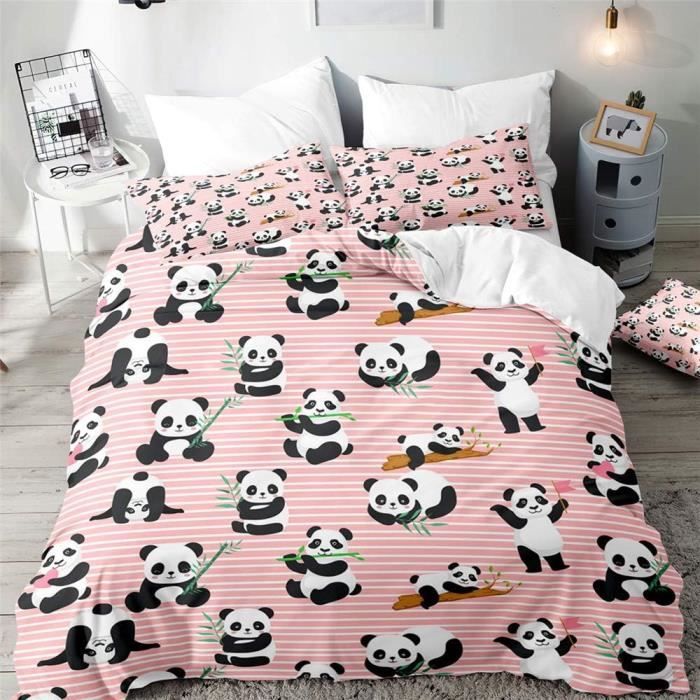Housse De Couette Anime 220x240 Cm + 2 Taies 65x65 Cm - Microfibre Douce, Imprimé 3D Résistant - Oeko-Tex, Lavable Machine - Pour Chambre Garçon
