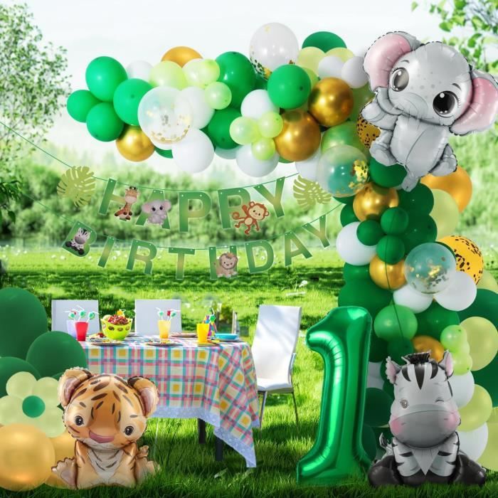 Ballons décoratifs de la jungle, ballons de fête d'anniversaire, décorations  pour la maison - Cdiscount Maison