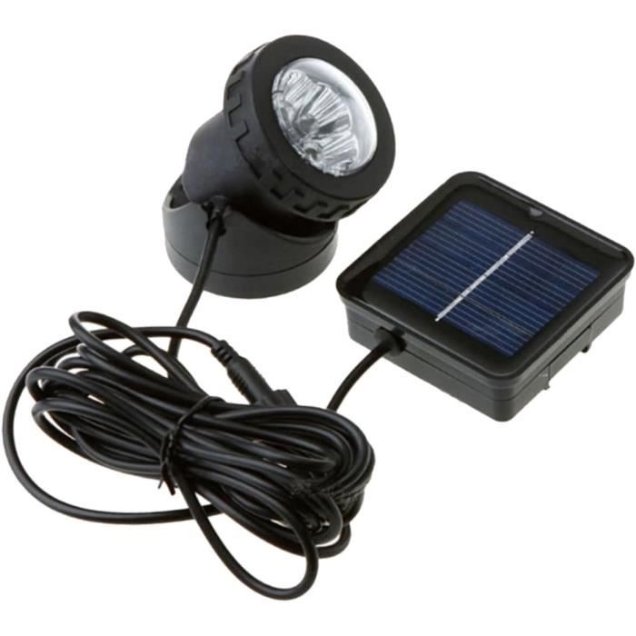 Lampes Solaires Jardin Extérieur, Projecteurs Solaires 4 En 1, Ip67