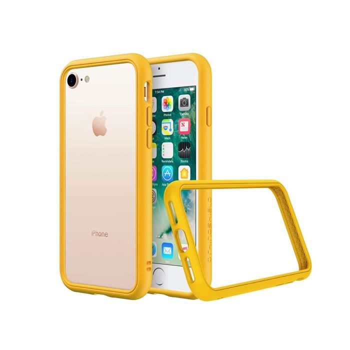 Coque Bumper Rhinoshield Crashguard Nx Jaune For Iphone 7 8 Cdiscount Telephonie