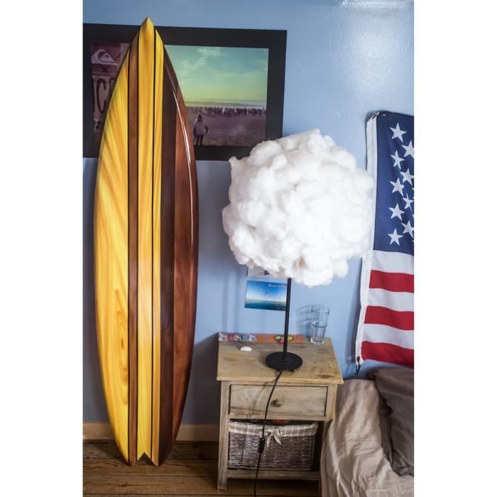 Planche de surf vintage en bois - 1m50 - Cdiscount Maison