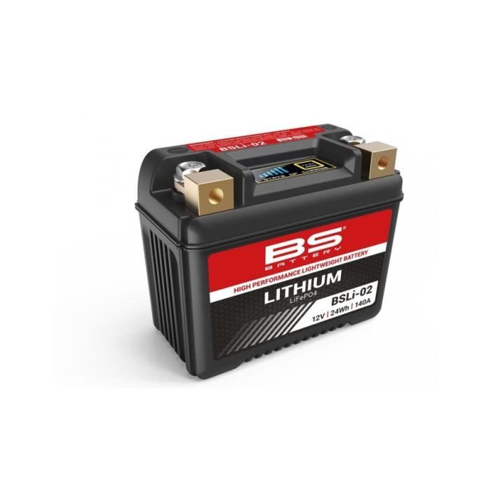 Batterie Lithium BS Battery pour Auto BSLi-02/LIB5L/HJB5L-FP/YB5L-B