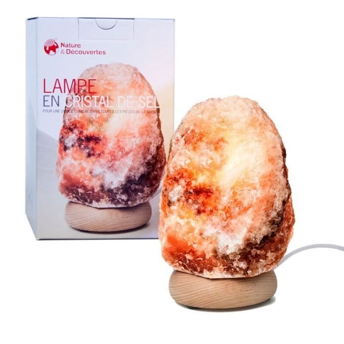 Lampe en cristal de sel
