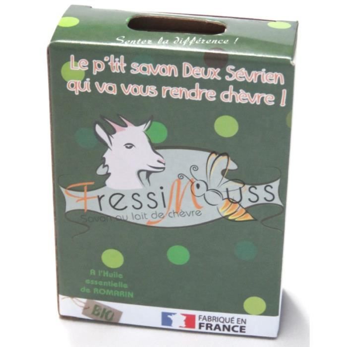 Savon Au Lait De Chevre A L Huile Essentielle De Romarin Fressimouss 100 Gr Cdiscount Puericulture Eveil Bebe