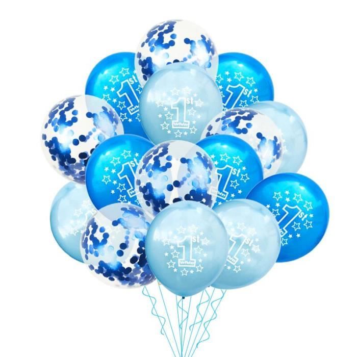 1 An Garcon Anniversaire Premier Anniversaire Bebe Douche Garcon Decorations Bleu Bebe Fe Modele 15pcs Balloons D Jbhfcda Achat Vente Banderole Banniere Soldes Sur Cdiscount Des Le Janvier Cdiscount