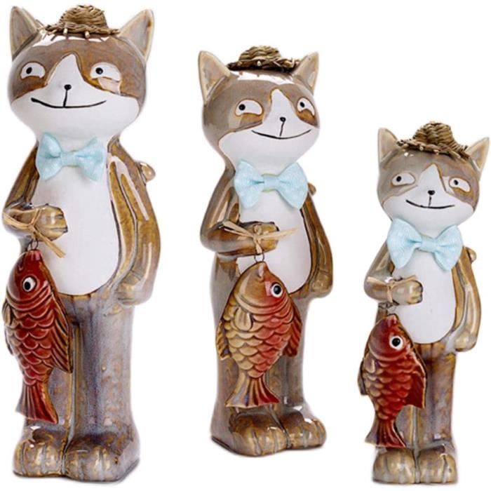 Décoration Jardin Exterieur Statue Jardin Céramique Midene - Épouvantail Vert Fait Main - Résistant Au Gel - Déco Extérieur Statue Jardin Exterieur