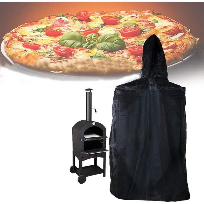 Housse Imperméable Pour Four à Pizza Ooni (et Tables) - Taille ~81x81x91cm, Polyester 600D, Noir