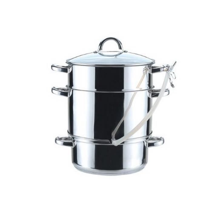 Extracteur de jus à vapeur acier inox 8L