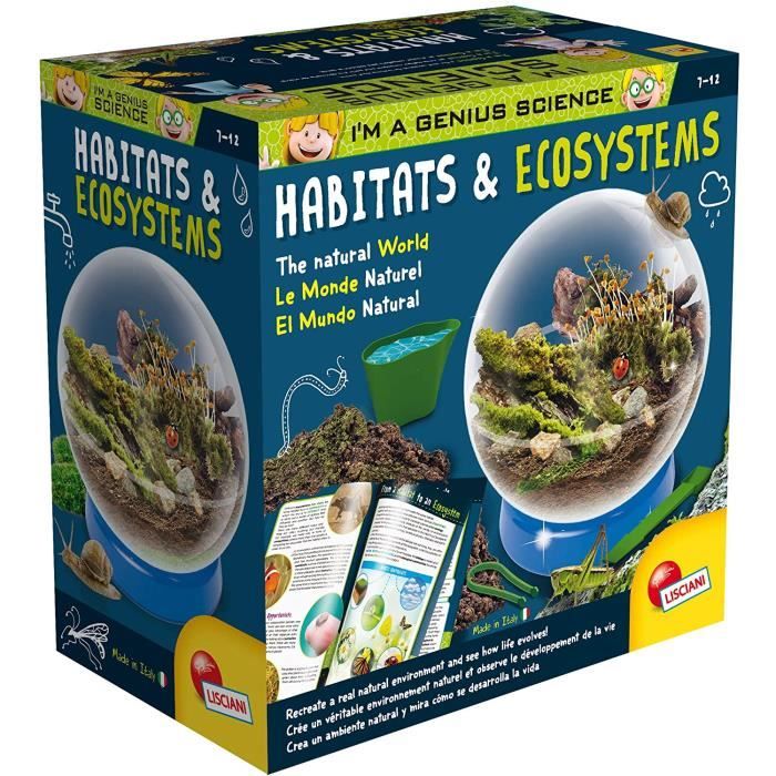 Im a genius habitats et écosystèmes le monde naturel jeu éducatif scientifique pour enfants á
