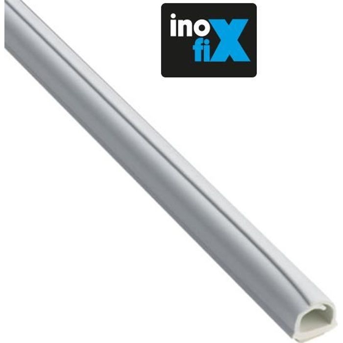 Inofix - Lot de 4 gaines adhésives Cablefix 5,5 x 5 mm blanc