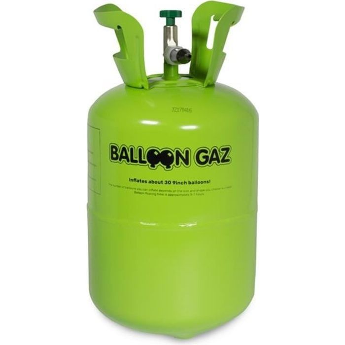 Accessoires ballon : bonbonne d'hélium, gonfleur, poids, ruban