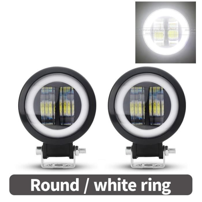 2 pièces - Barre lumineuse LED tout terrain, pour moto, Auto, Combo Spot,  phare 4x4, 12v - Cdiscount Auto