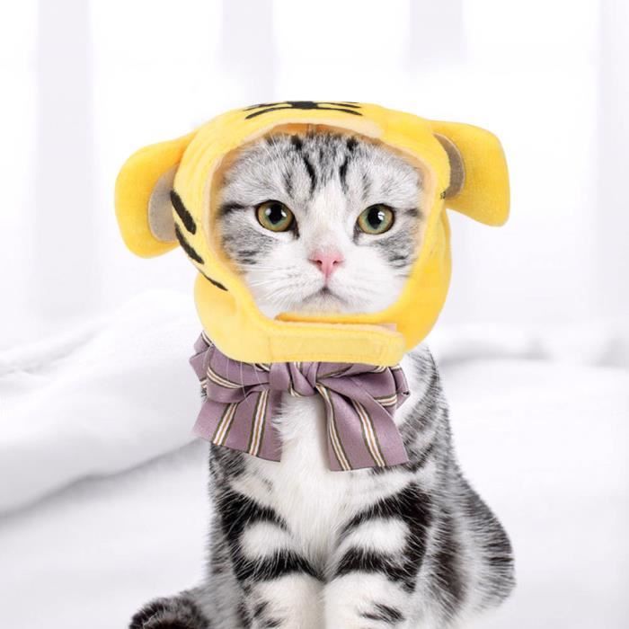 Bonnet De Chat En Coton Drole De Chapeau Mignon Chapeau De Costume D Animal Familier Chien Pour Accessoires De Photo D Animal De Cdiscount