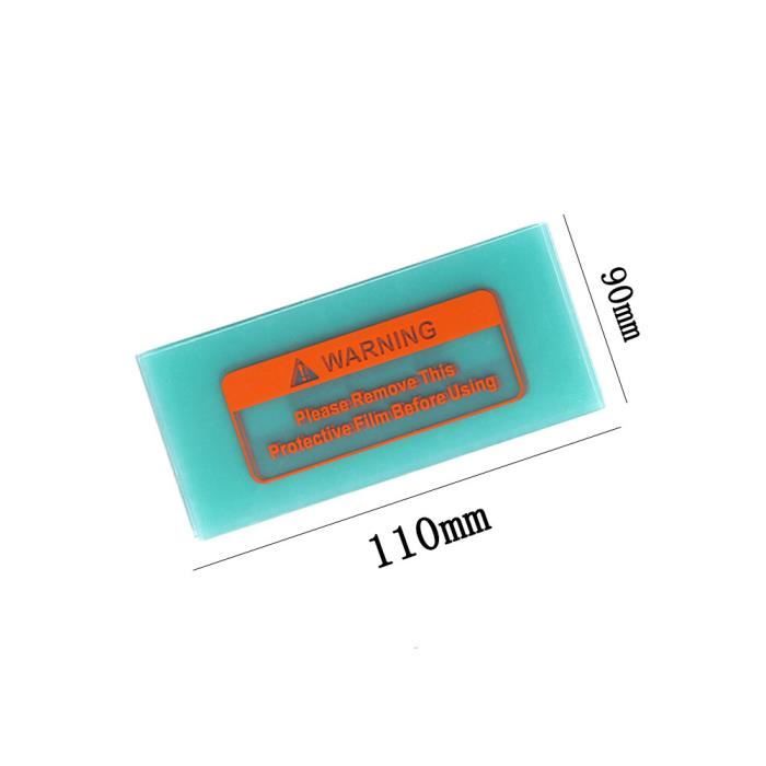 Cache-lentille De Cabine De Sablage – Protection Claire En PVC
