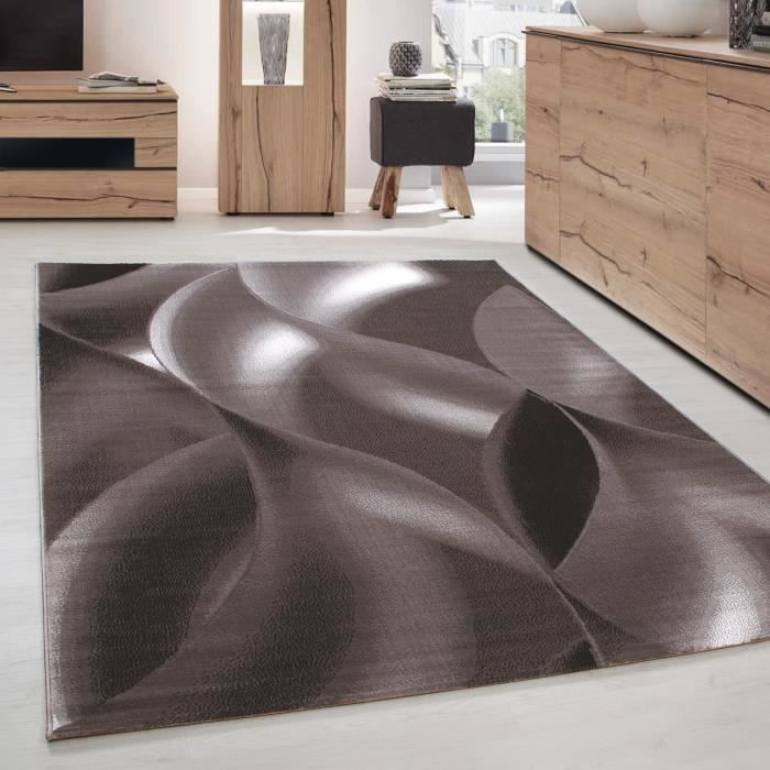 Tapis Sahara – Doux, Moelleux Et Facile à Vivre, Idéal Pour Le Salon Ou La Chambre – Design Géométrique Moderne En Beige – 160 X 230 Cm – Certifié Oeko-Tex - 12