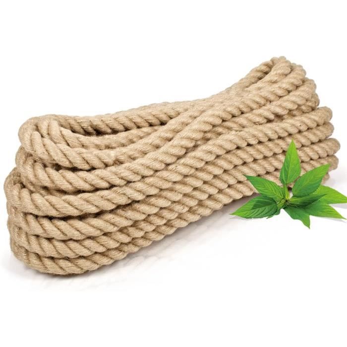 Corde Dyneema PRO 5mm - 10 Mètres, 12x Tressée, SK78, Pré-étirée, Noire - Haute Résistance, Faible Allongement