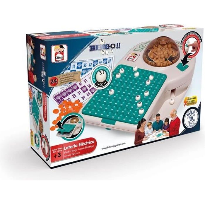 chicos loterie electrique 24 cartons cdiscount jeux jouets coloriage dino