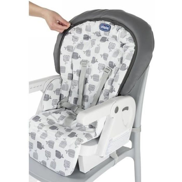 Housse remplacement chaise haute polly progress Chicco - Cdiscount  Puériculture & Eveil bébé