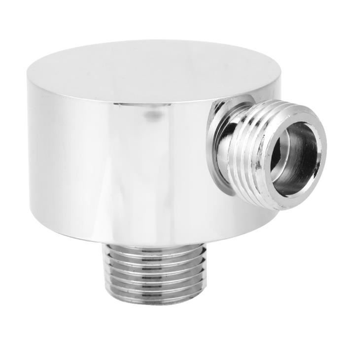 Lot De 2 Connecteurs Tuyau Douche En Acier Inox - Raccord Fileté Mâle 20x16 Mm, Pour Remplacement Plomberie