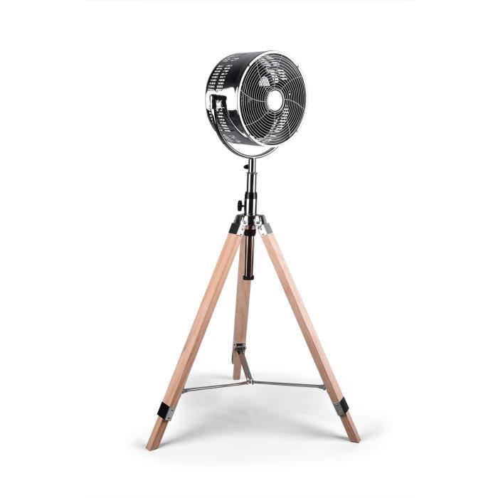Ventilateur sur pied Tromso Style Industriel Hauteur réglable 120 — free download