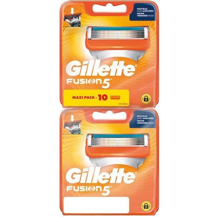 LAMES GILLETTE FUSION 5 - VENDU PAR 10 LAMES