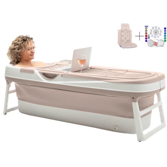 Baignoire Gonflable Portable PVC – Pour Adulte Et Bébé – Pliable – Bleu