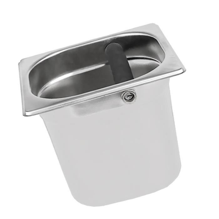 Distributeur De Café En Poudre - Inox - Écran Vibrant - Couleur Argent - Design Détachable - Antidérapant - Electroménager