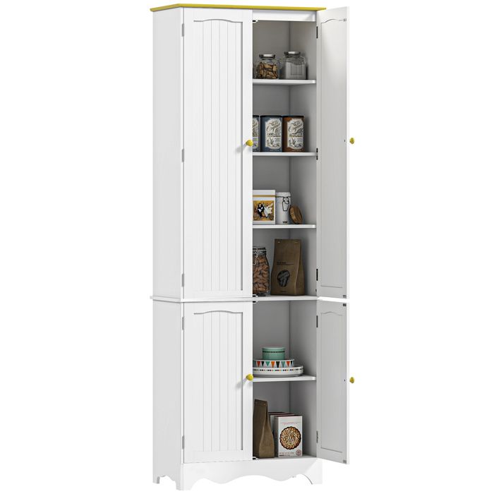 Buffet cuisine armoire de cuisine autoportante 4 portes meuble