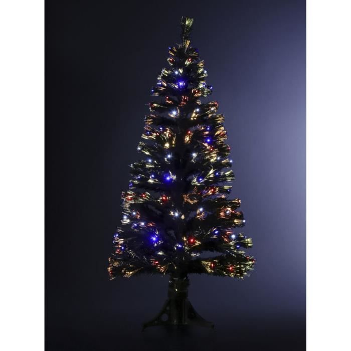 Sapin De Noel Artificiel Blanc Fibre Optique 2025 Sonya Liliane