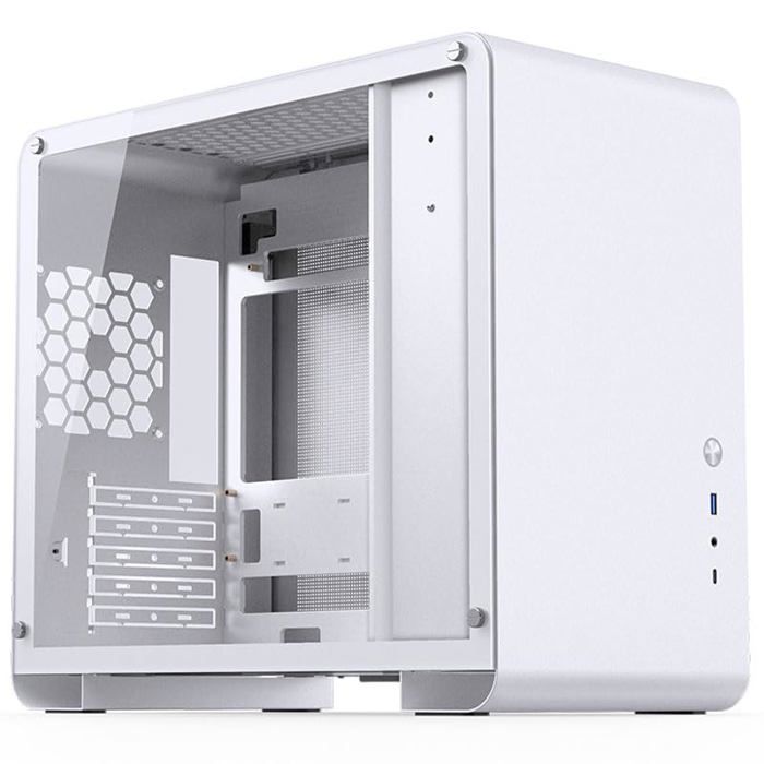 Jonsbo U4 Mini Micro atx gehäuse Tempered Glass Weiß - vue 5