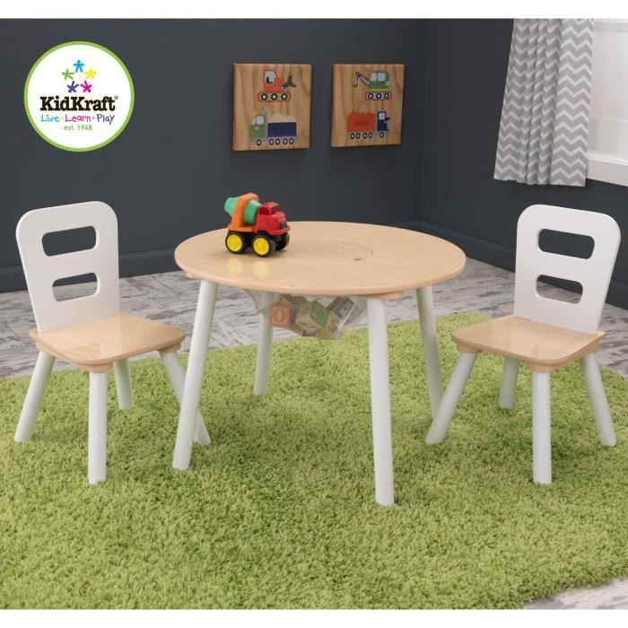 KIDKRAFT Table Ronde + 2 Chaises