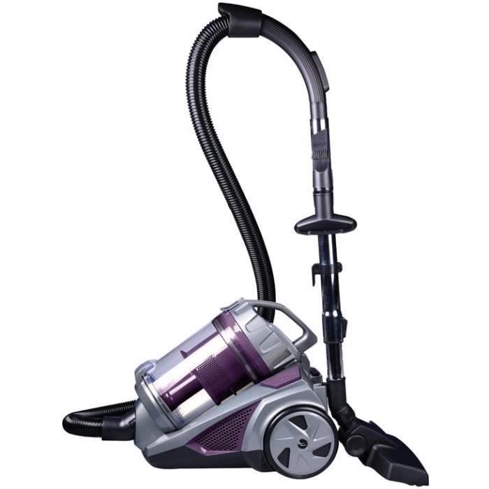 KLAISER - 1600W - Aspirateur Sans Sac Multi Cyclone Alligator Xtreme Force - Pure Air - Ultra Confort - Cordon Extra Long 7 Mètres