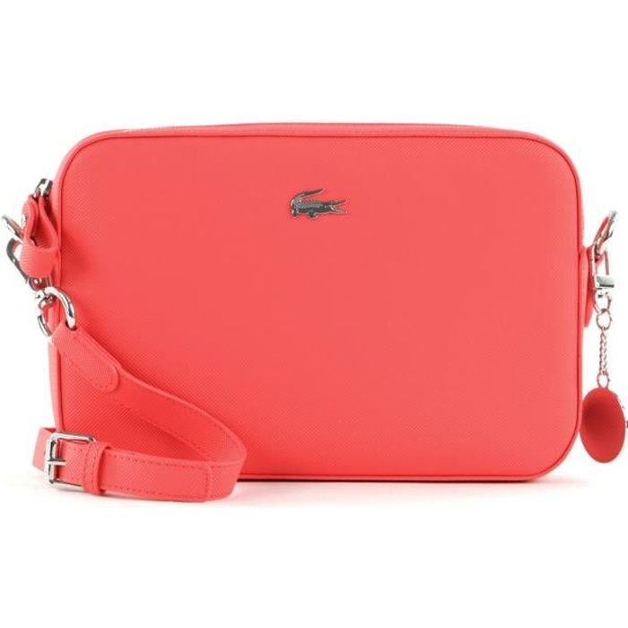 LACOSTE Daily Classic Square Crossover Bag Energie [131841] - sac à épaule bandoulière  sacoche Rouge - Cdiscount Bagagerie - Maroquinerie