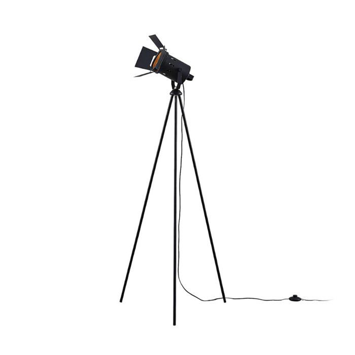 Lampadaire salon - Lindby - lampe sur pied - - noir mat Lampadaire salon - Lindby - lampe sur pied - - noir mat