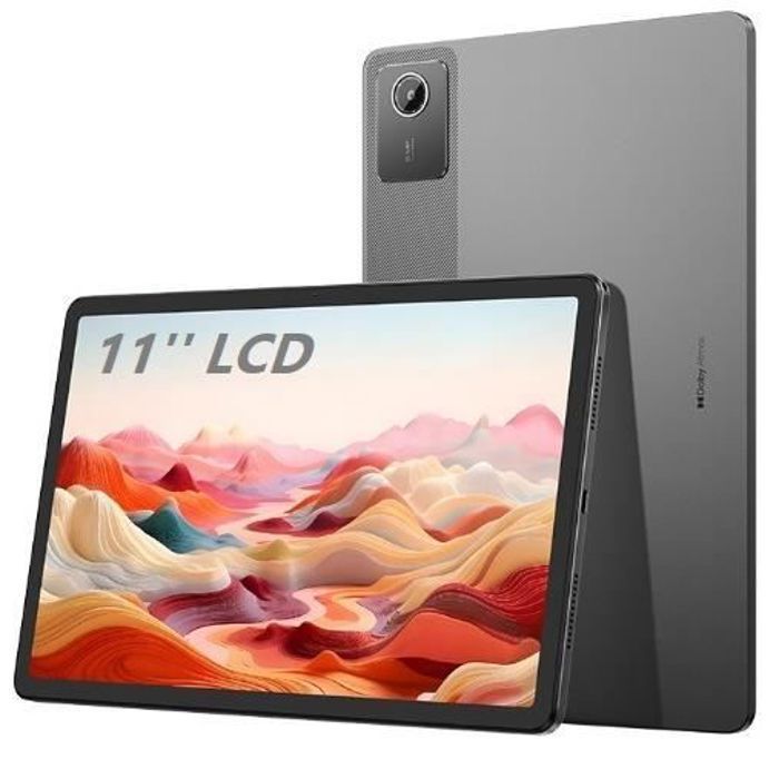 Tablette HONOR Pad X8a - Écran 11" 90Hz, 4Go RAM, 128Go, Snapdragon 680, Batterie 8300mAh, 4 Haut-parleurs, Android 14, Gris