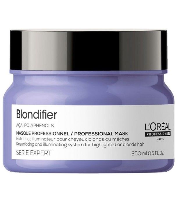 Masque capillaire - LOREAL - Blondifier - 250 ml - Cheveux blonds ou méchés - Brillance multidimensionnelle