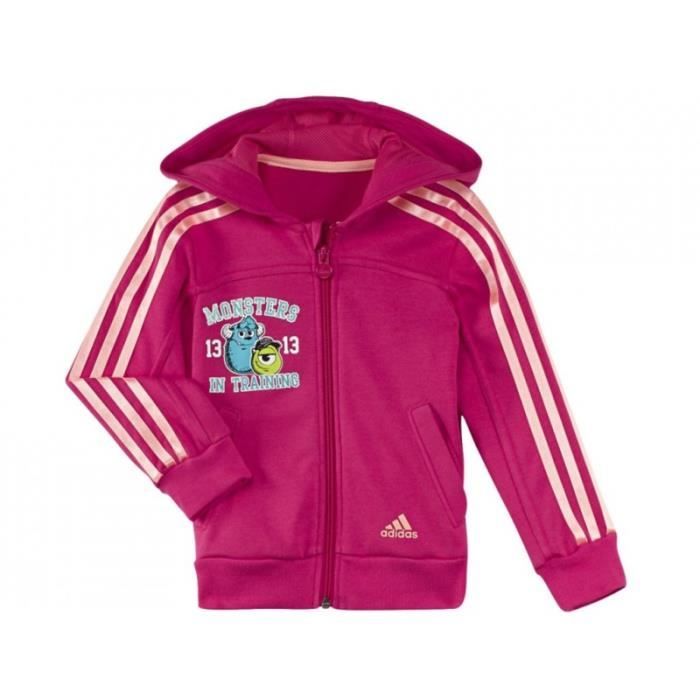Monstres Et Cie Lk Dy M Ttop Ros Veste Bebe Fille Adidas Rose Rose Cdiscount Sport