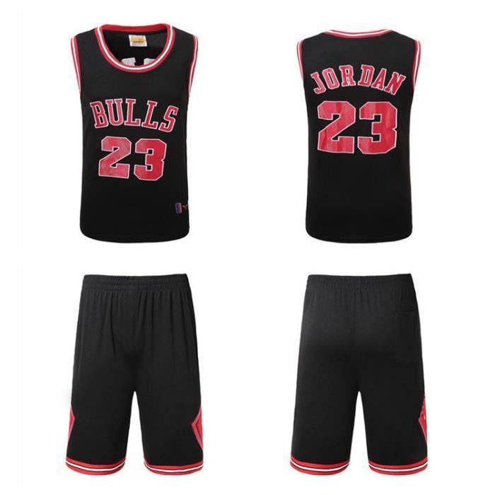 NBA Star Michael Jordan NO.23 Équipe Homme Maillot de Basketball Tops +  Short Adulte Suit. (OEM Marque No Logo） - Cdiscount Sport
