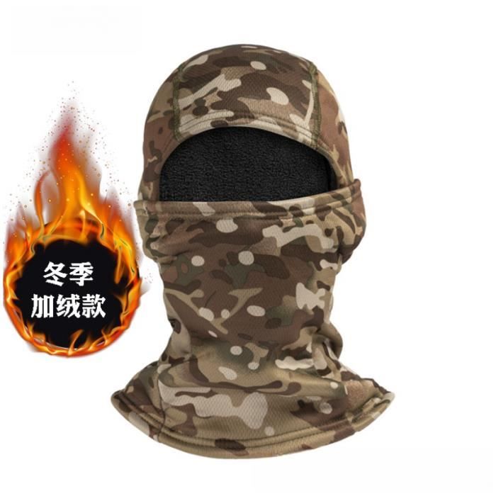 Cagoule Moto HASAGEI - Hiver - Respirante - Homme Et Femme - Pour Ski, Velo, Course - Polyester/Élasthanne