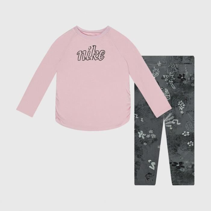 NIKE - Ensemble junior - rose et anthracite - 24 mois - Rose - Filles